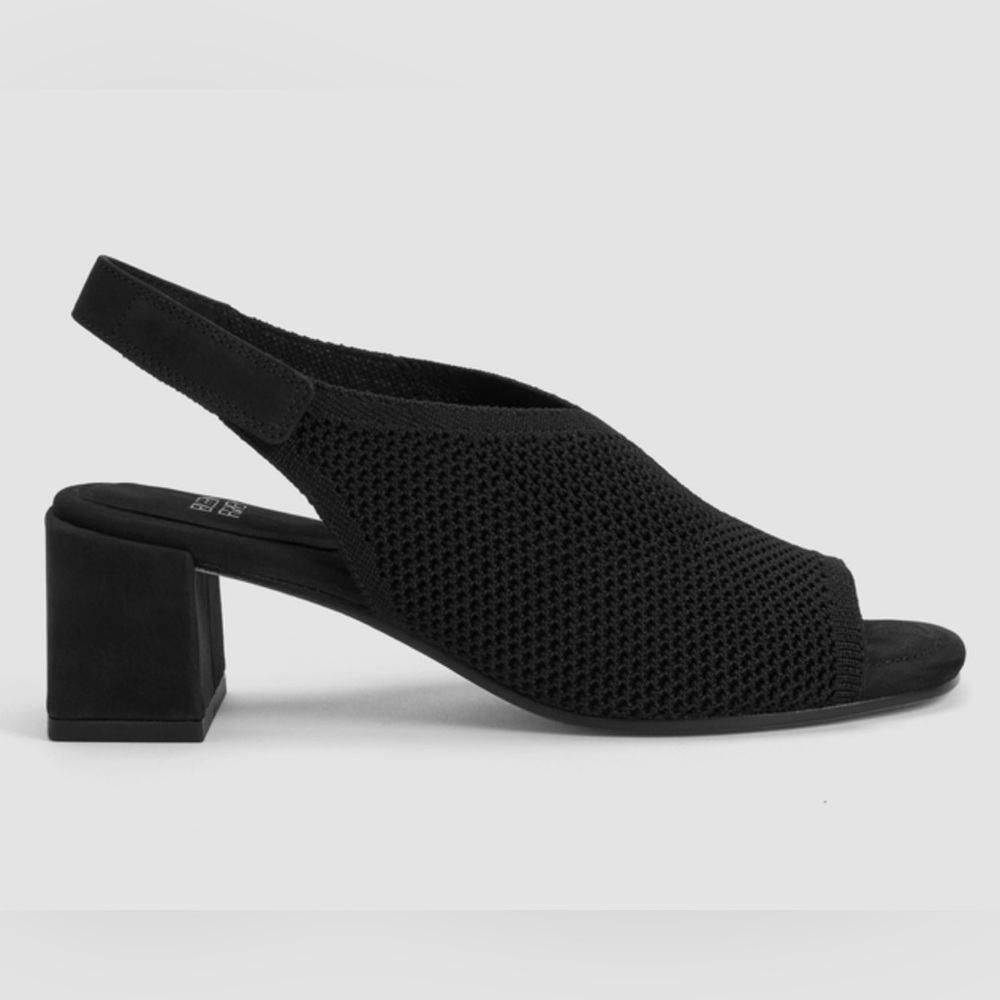 New EILEEN FISHER Trudy Recycled Stretch Knit Sandal size 6.5